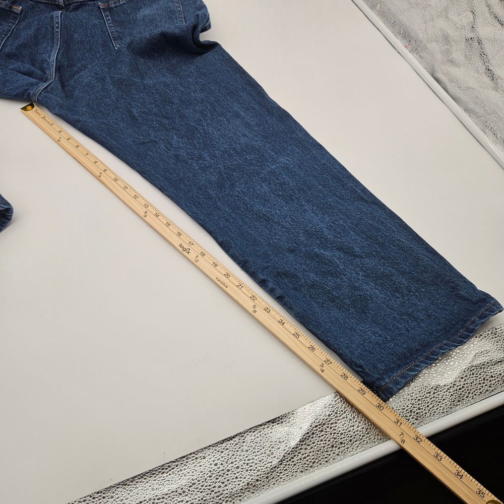 Rustler Mens Regular Fit‎ Straight Leg Blue Denim Jeans 42x30 - Picture 6 of 9